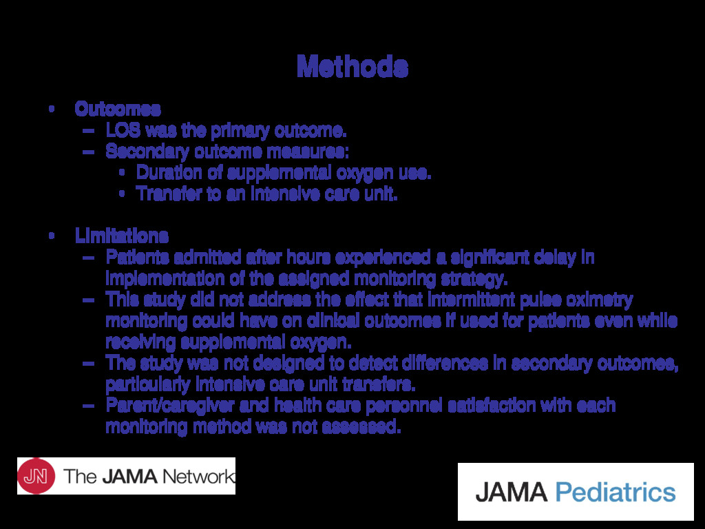 Intermittent vs Continuous Pulse Oximetry Speaker Deck