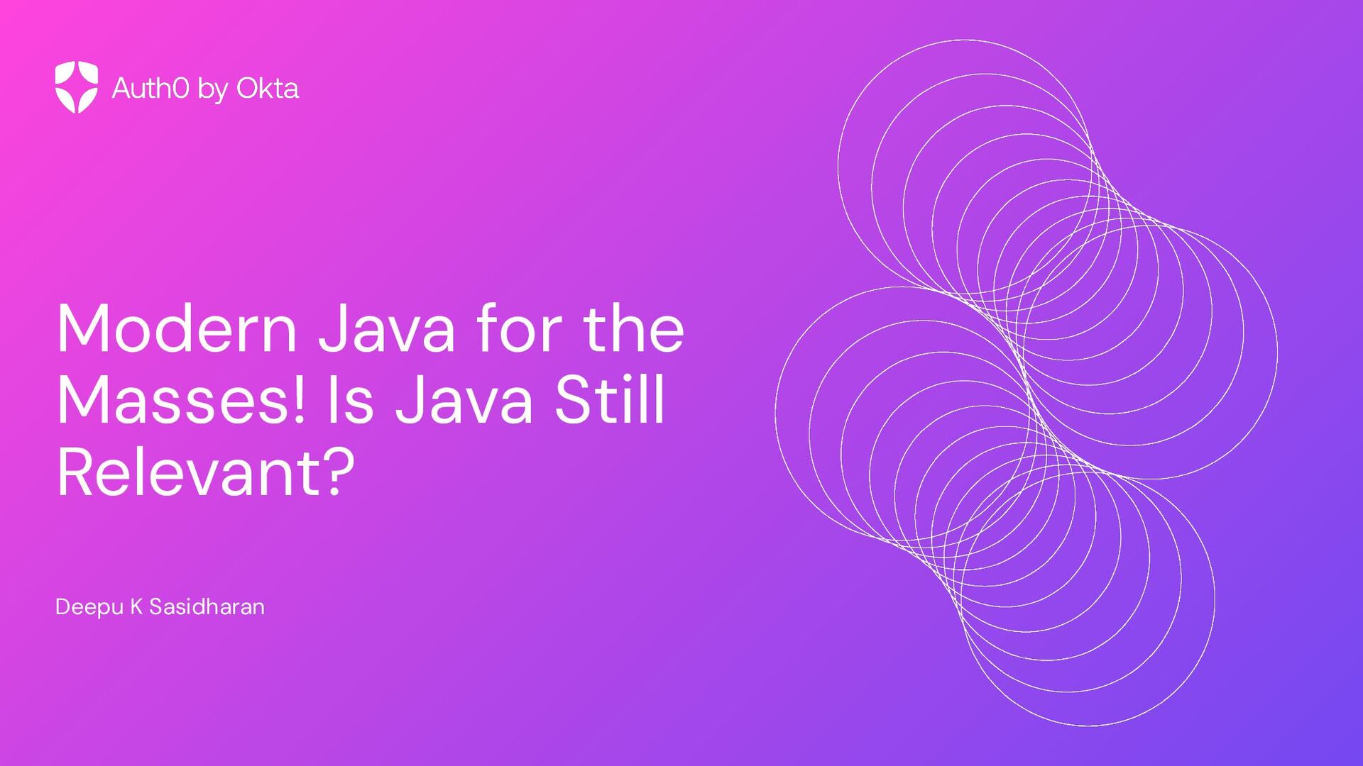Modern Java for the Masses! Is Java Still Relevant? Speaker Deck