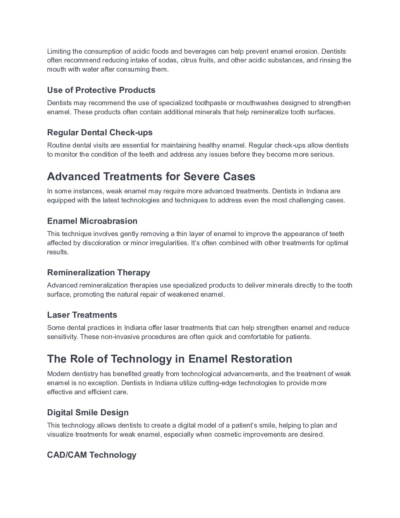 How Do Dentists Fix Weak Enamel? Speaker Deck