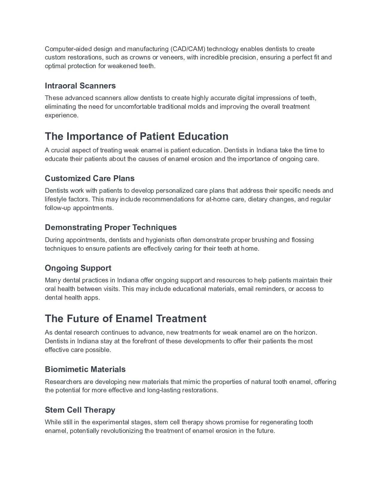 How Do Dentists Fix Weak Enamel? Speaker Deck