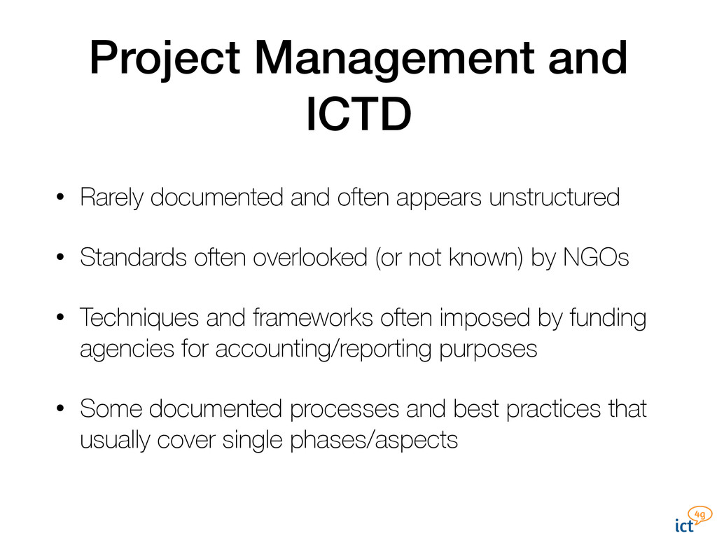 Understanding Best Practices for ICTD Projects towards a Maturity