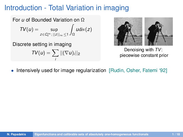 Eigenfunctions and calibrable sets of absolutely onehomogeneous