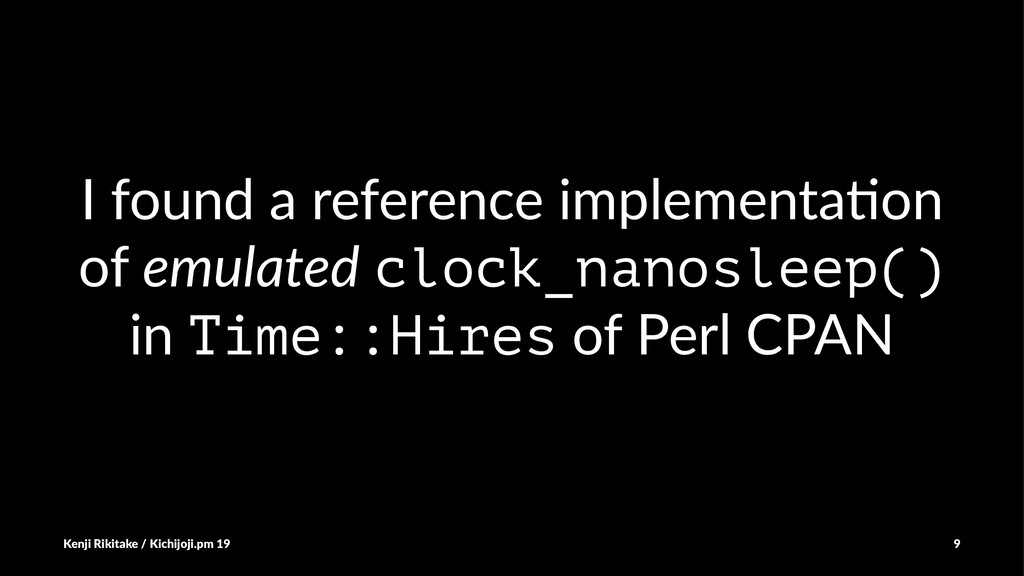 How I discover a working implementation of clock_nanosleep() for macOS