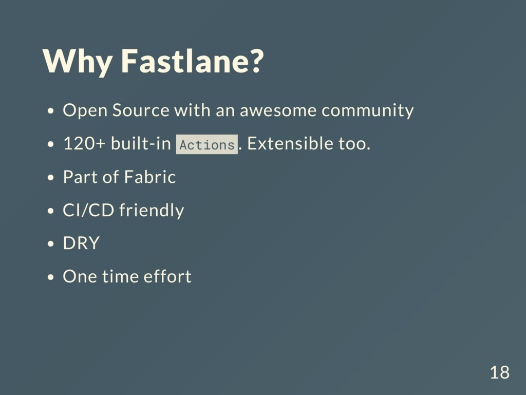 Supercharged App Deployment using Fastlane Speaker Deck