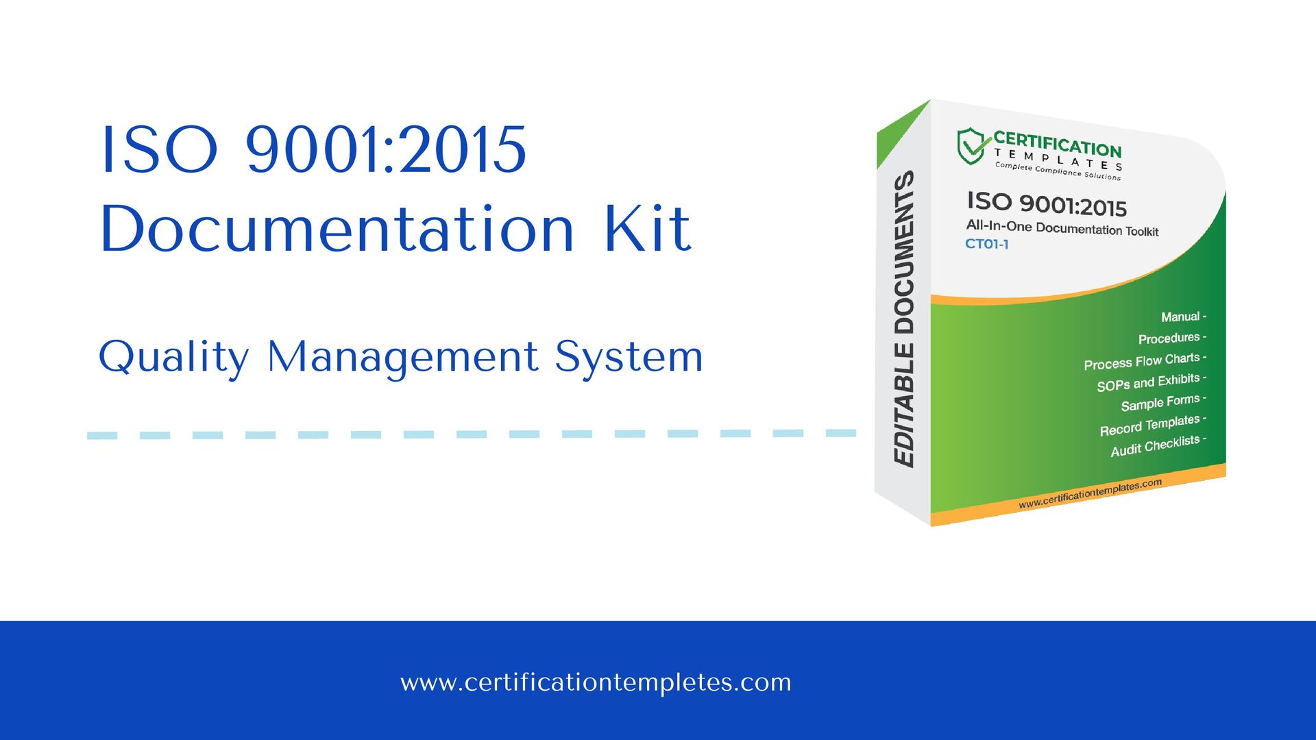 ISO 9001 Documentation Kit QMS Package Speaker Deck