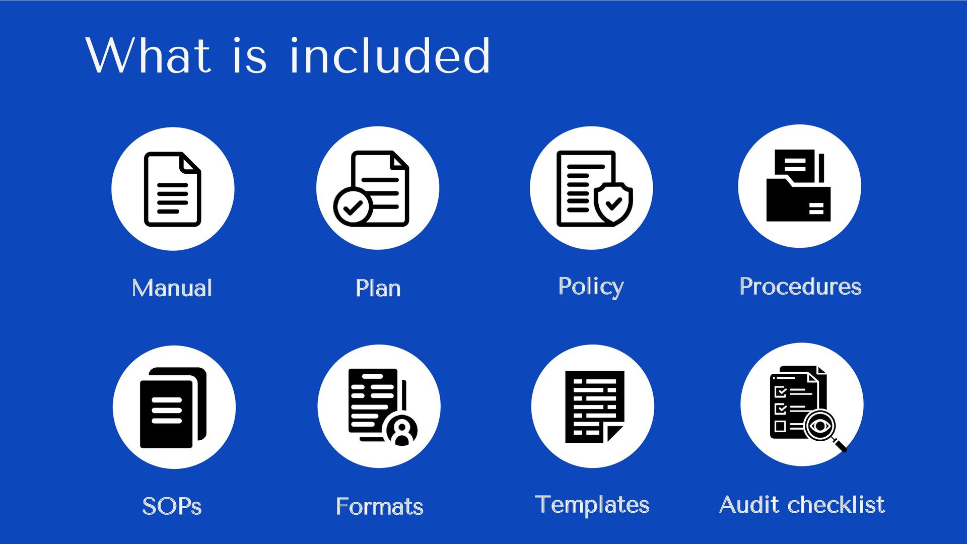 ISO 9001 Documentation Kit QMS Package Speaker Deck