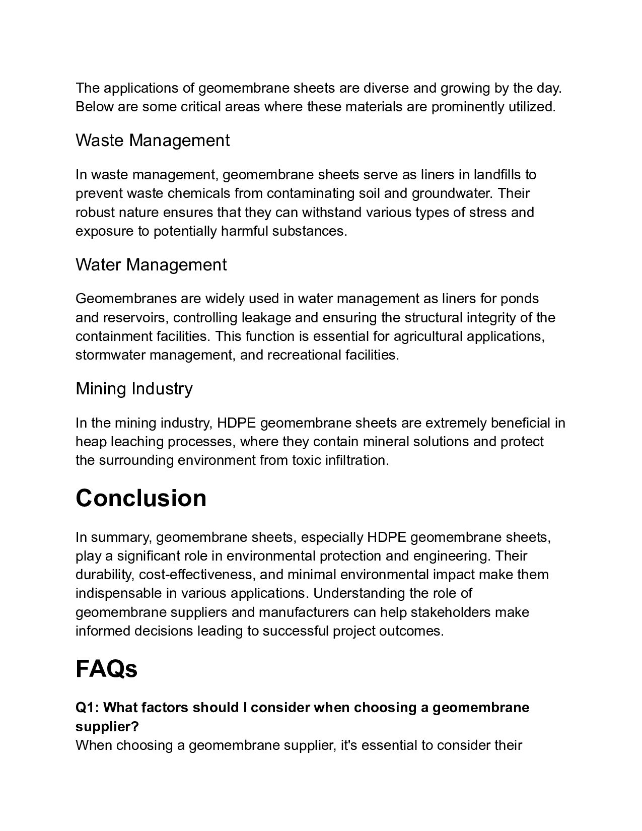 Understanding Geomembrane Sheets_ A Key Component in Environmental