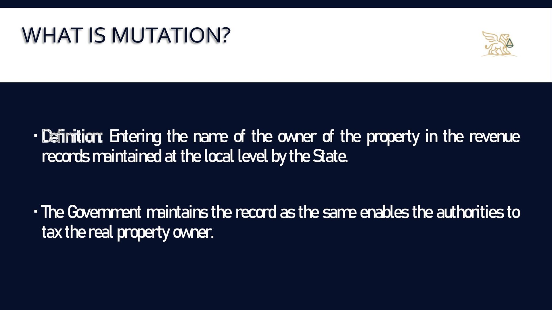 Mutation of Property NRI Legal Services Speaker Deck