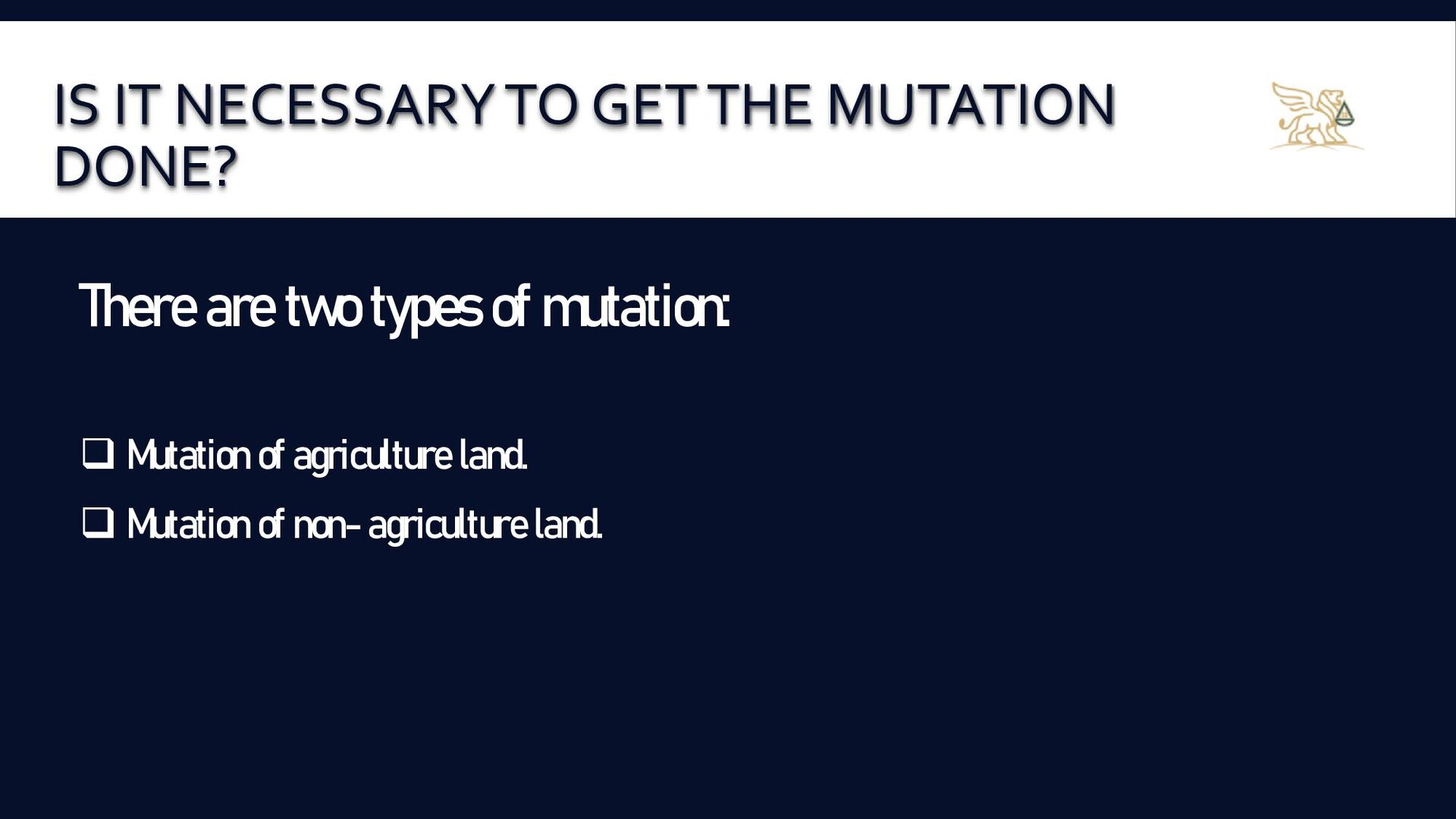 Mutation of Property NRI Legal Services Speaker Deck
