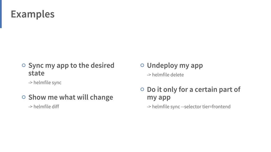 Helmfile A declarative way to deploy Helm charts Speaker Deck
