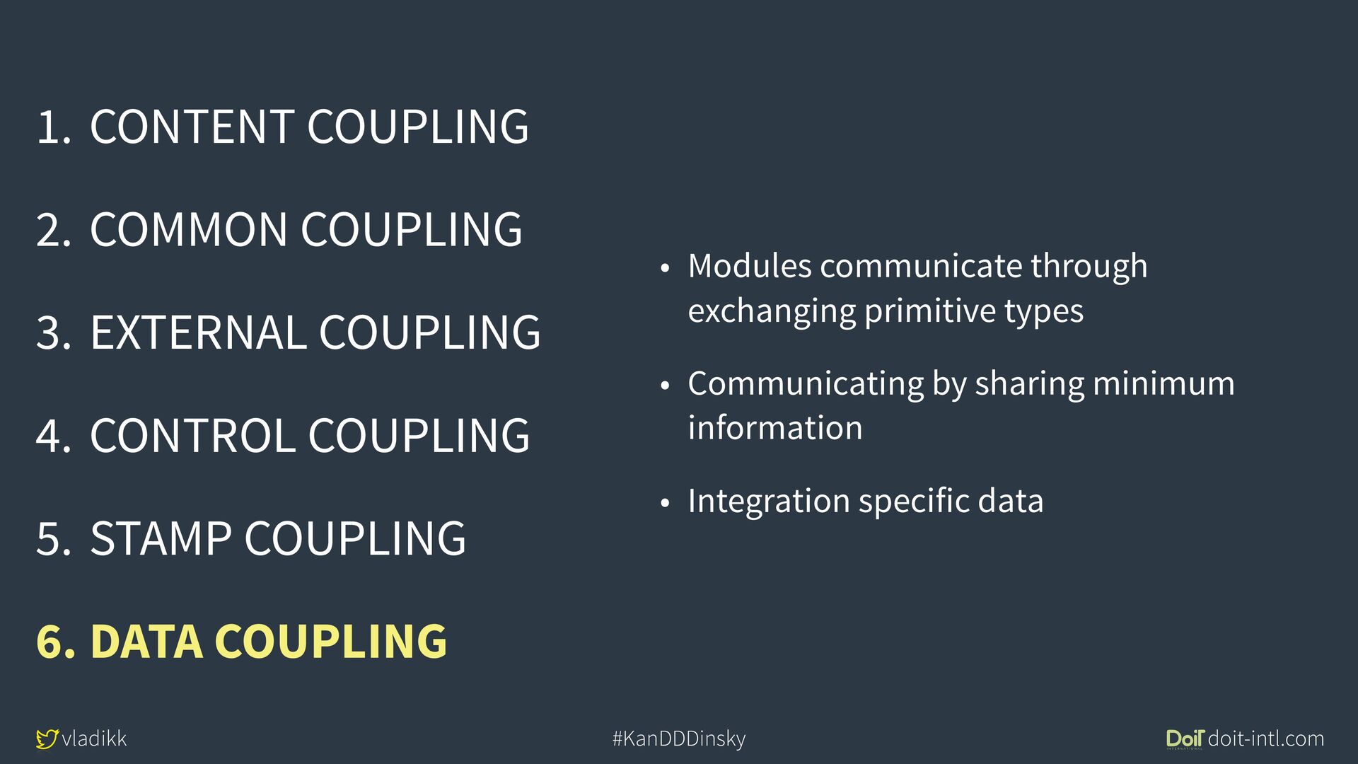 Balancing Coupling in Software Design (KanDDDinsky 2022) Speaker Deck