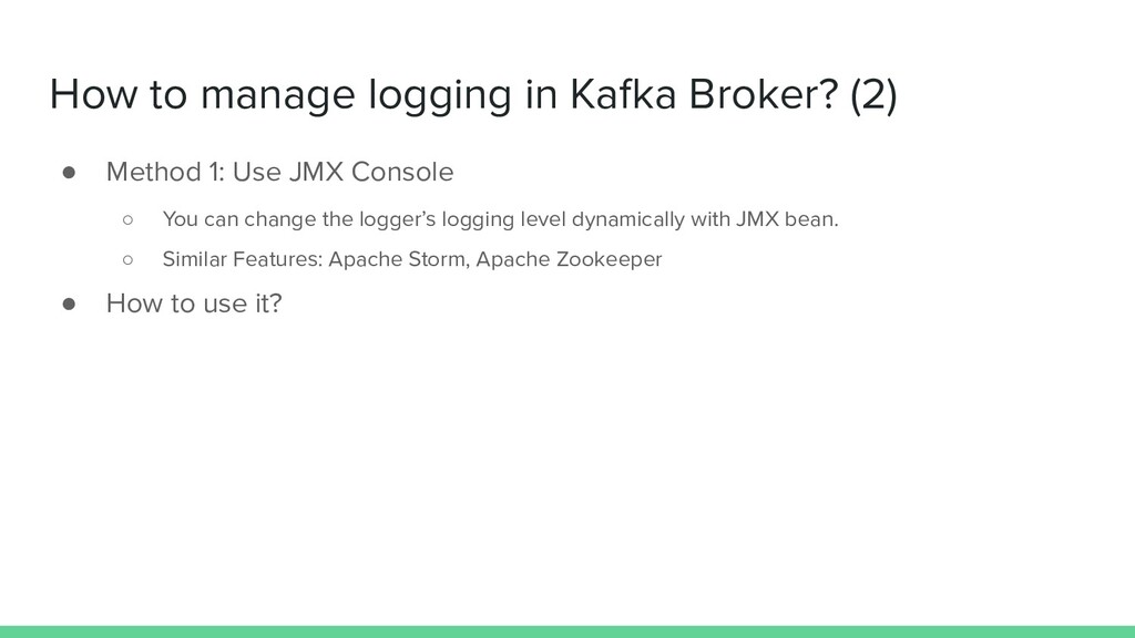 Log Management in Apache Kafka Speaker Deck