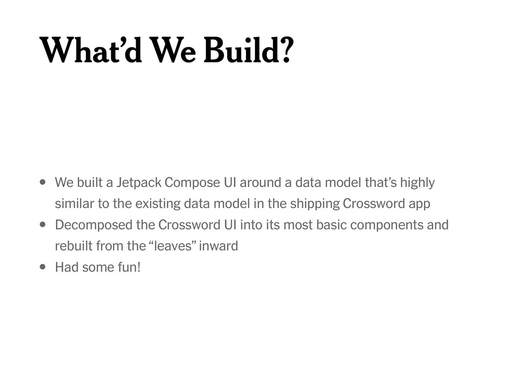 Prototyping with Jetpack Compose Speaker Deck