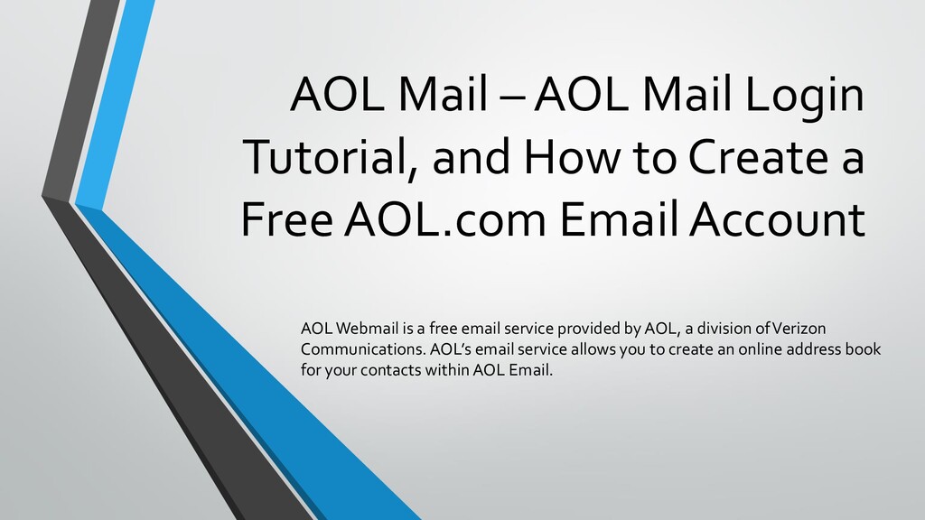 How to sign in to AOL email account inbox page Mail Login
