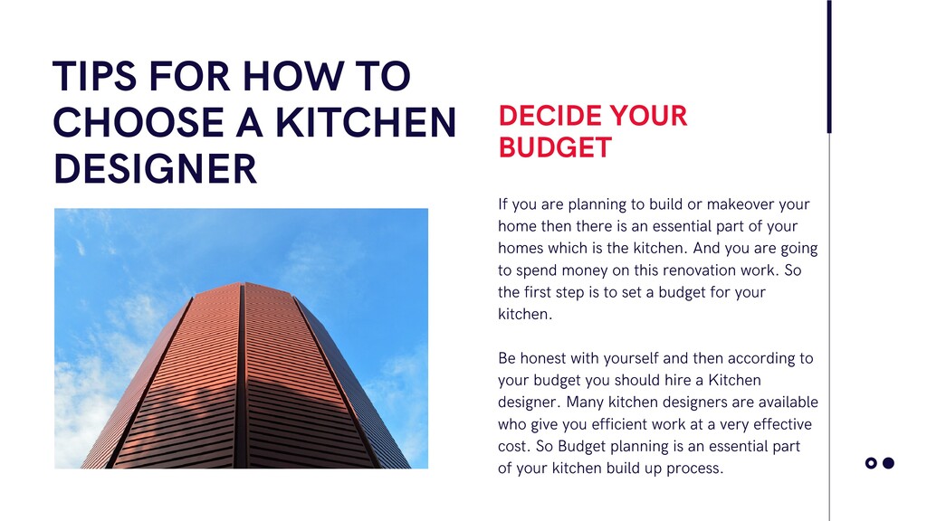 How to choose a Kitchen Designer Speaker Deck