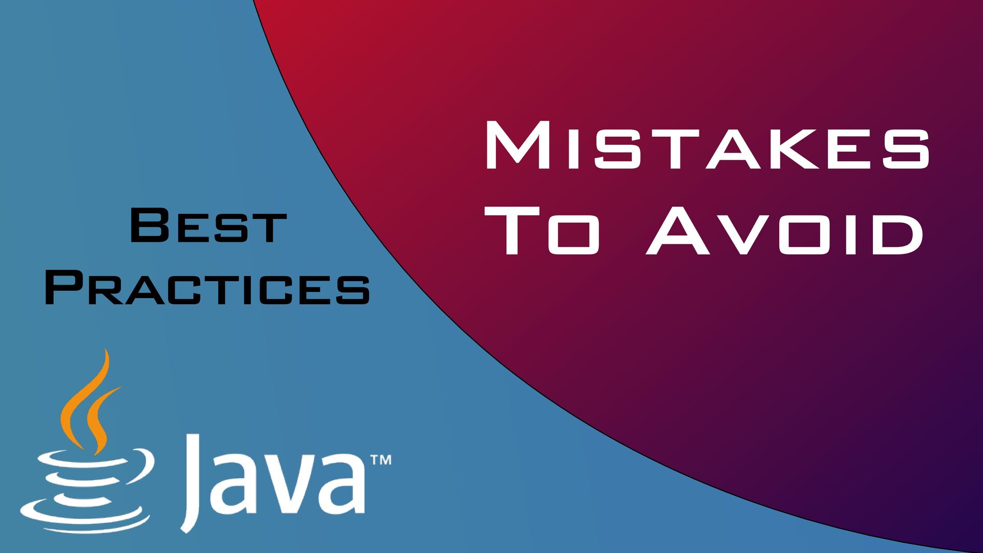 Java Best Practices & Mistakes to Avoid Speaker Deck