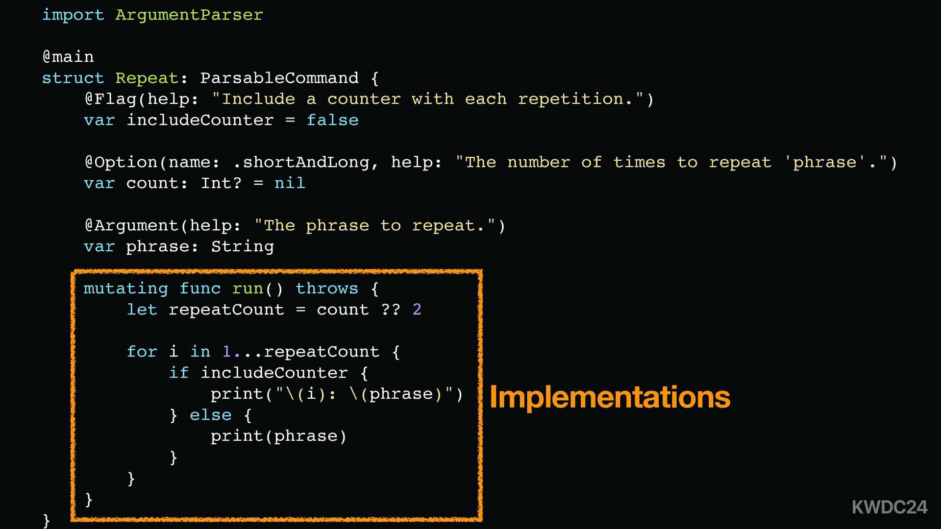 Creating Intuitive Developer Tool in Swift Speaker Deck