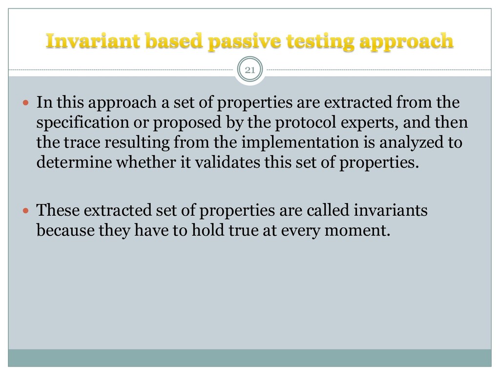 Passive Testing Techniques in Practice Speaker Deck
