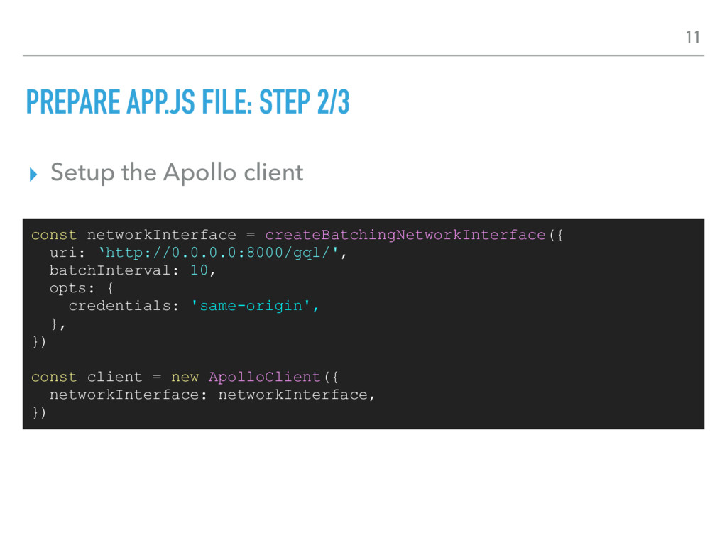 Using Apollo with ReactJS and GraphQL Speaker Deck