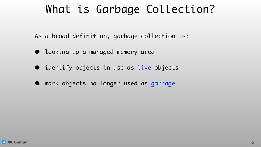 Java Garbage Collection The Basics Speaker Deck