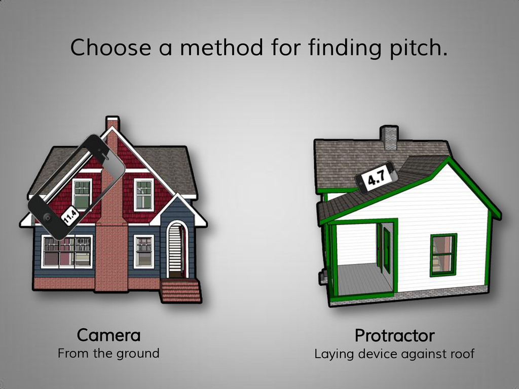 How To Estimate Roofs Using Pitch Gauge App Speaker Deck