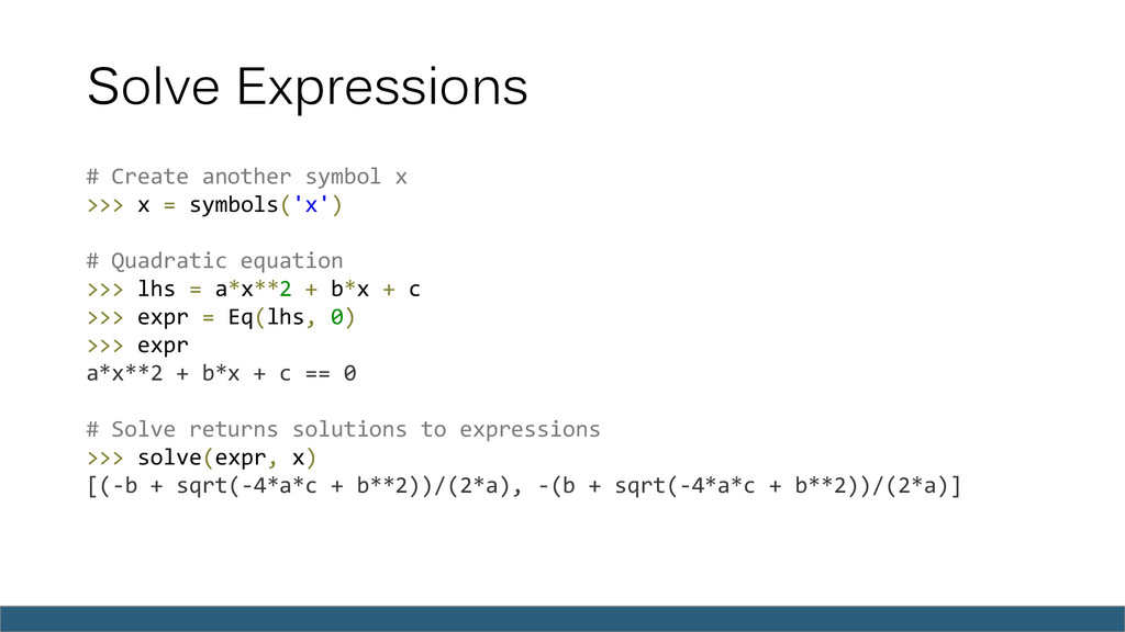 Generating Fast and Correct Code with SymPy Speaker Deck