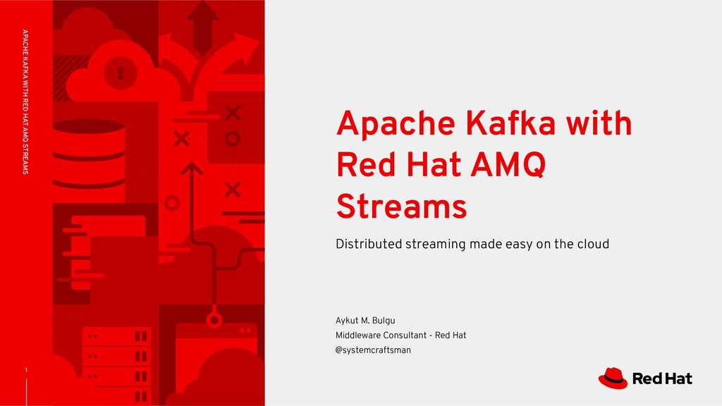 Apache Kafka with Red Hat AMQ Streams Speaker Deck