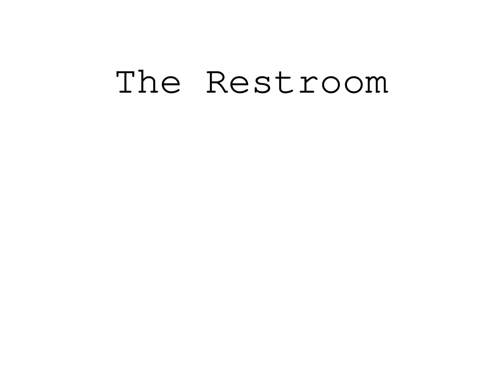 The Restroom Speaker Deck