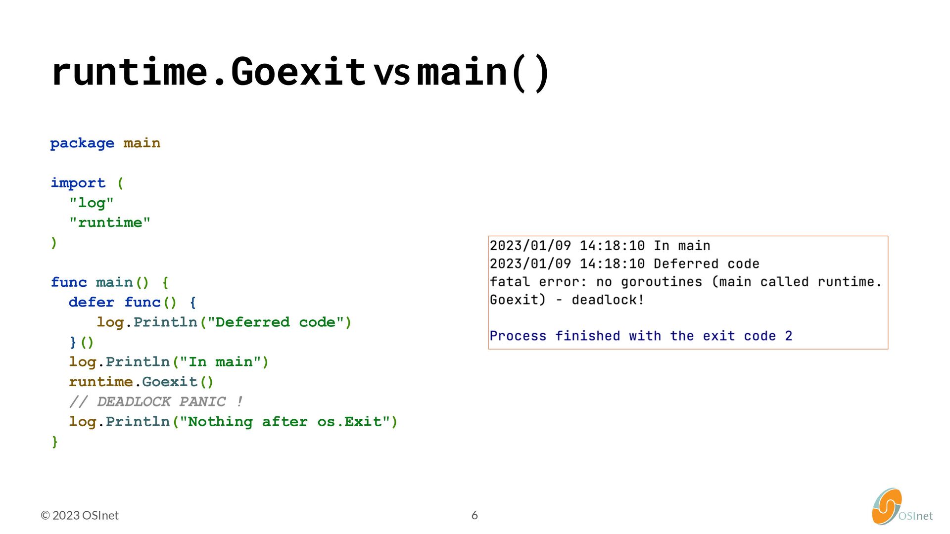 The end of_execution in Go code (DevoxxFR 2023) Speaker Deck
