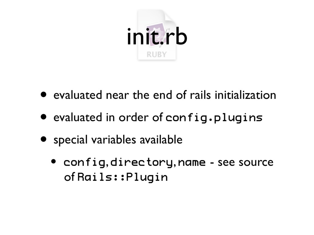 The Dark Art of Rails Plugins Speaker Deck