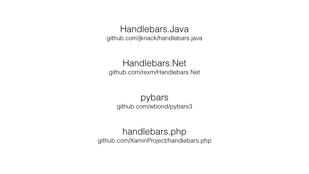 Plumbing the Depths of Handlebars Speaker Deck