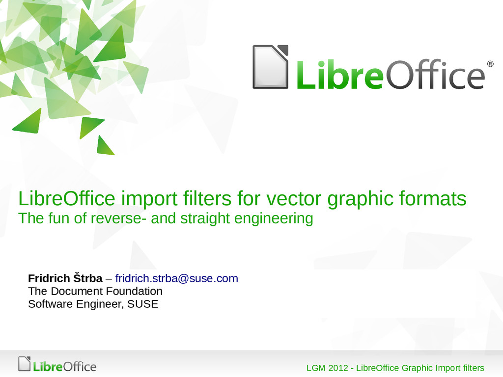 LibreOffice import filters for vector graphic formats Speaker Deck