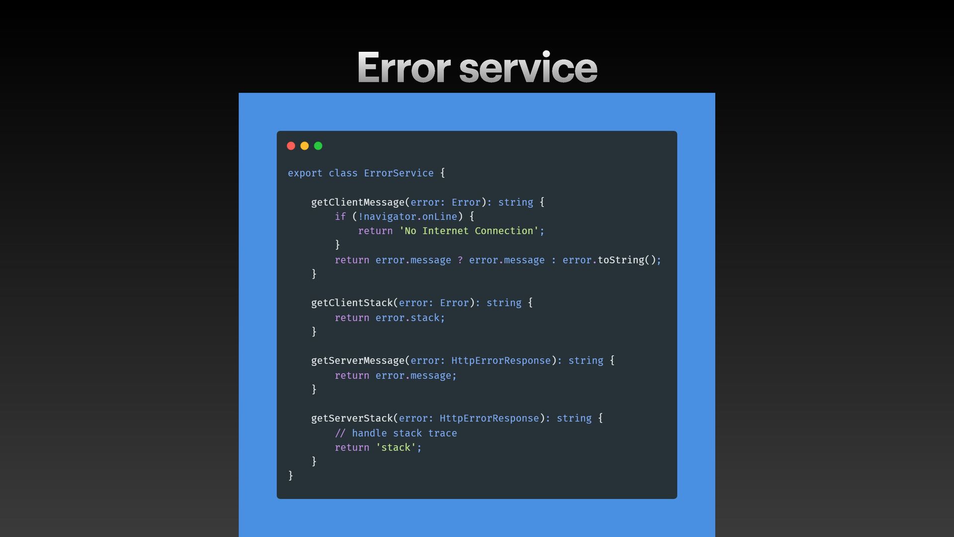 Angular error handling best practices Speaker Deck