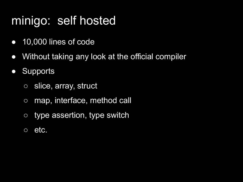 How to write a self hosted Go compiler from scratch (Gophercon 2020