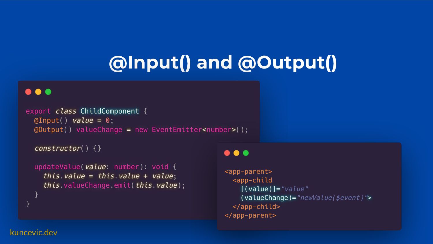 Component Communication Techniques in Angular Speaker Deck
