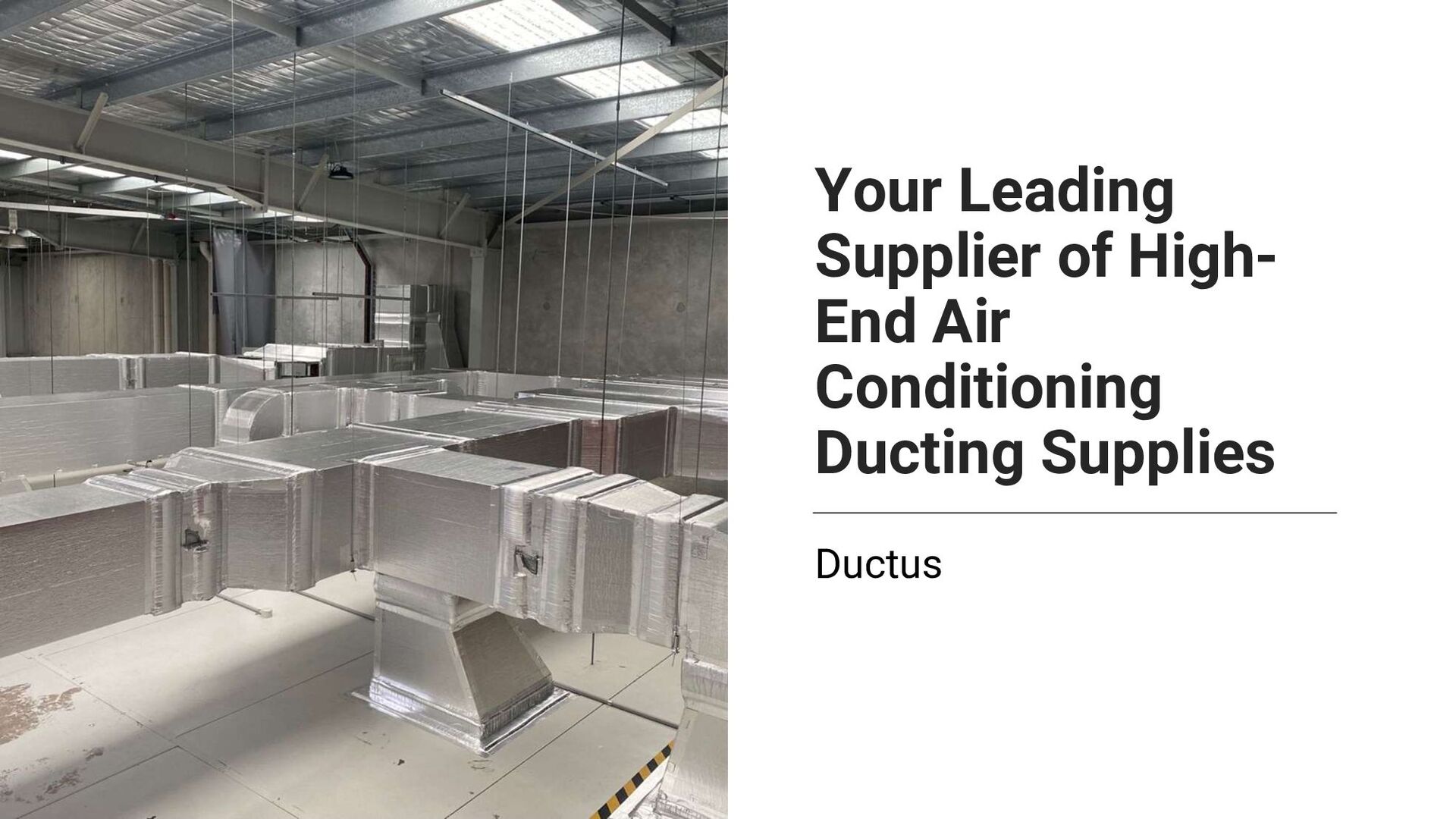 Air Conditioning Ducting Ductus Speaker Deck