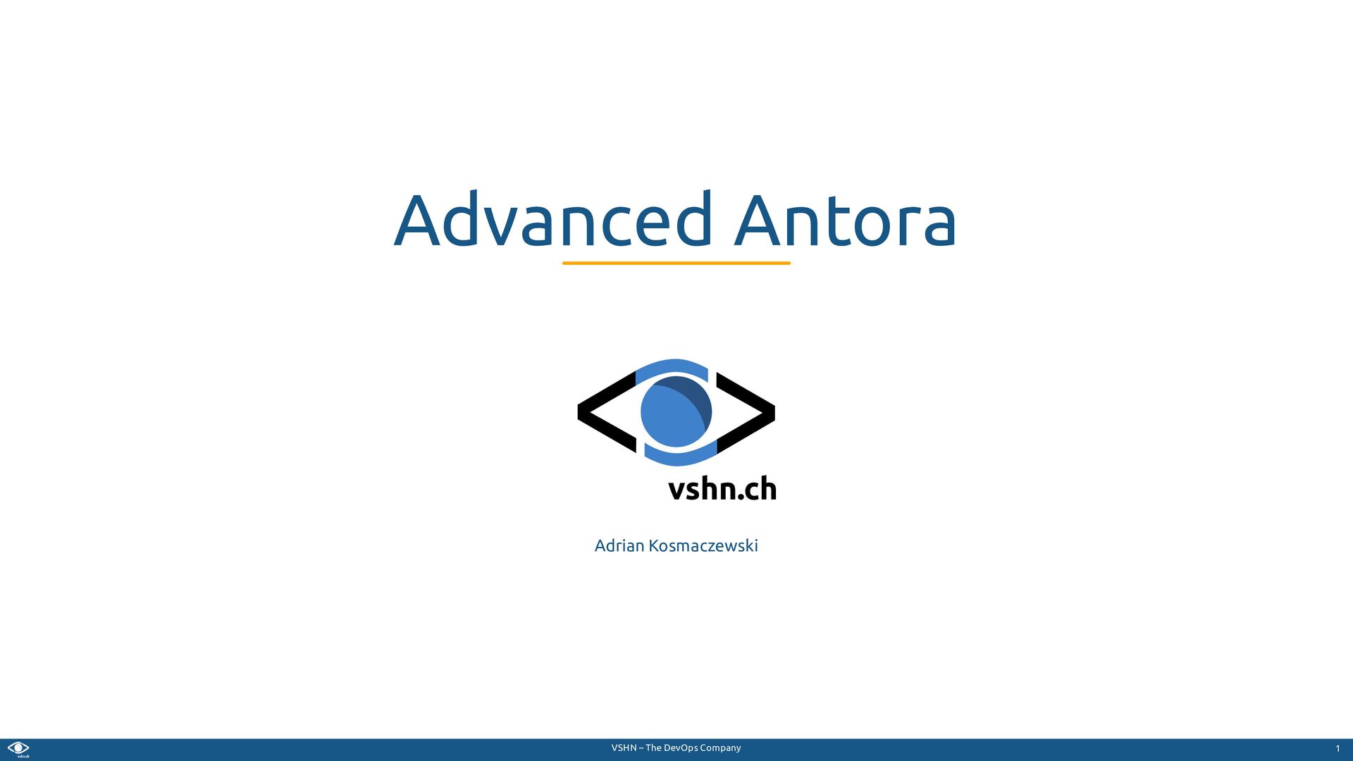 Advanced Antora Speaker Deck
