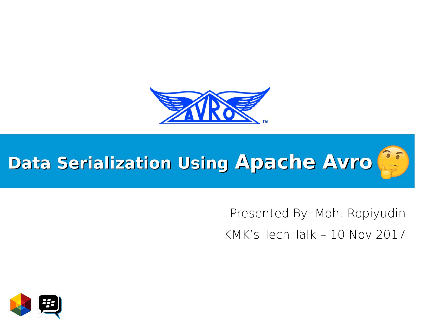 Data Serialization Using Apache Avro Speaker Deck