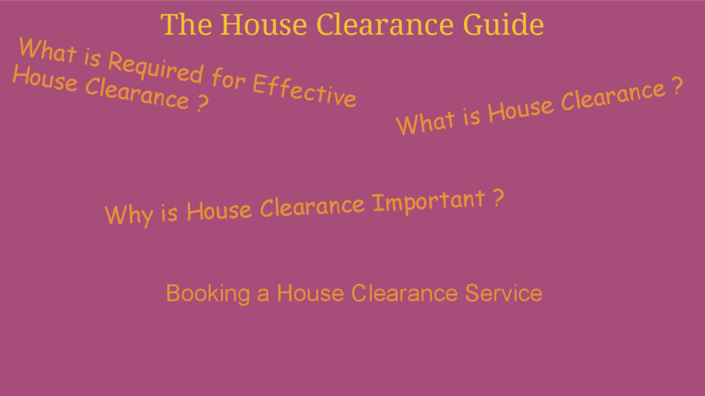 The House Clearance Guide Speaker Deck