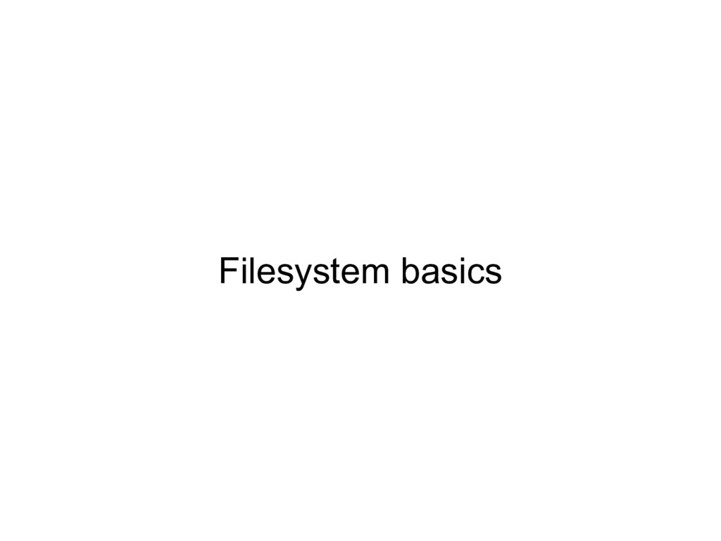 Understanding Filesystem using gofuse, from scratch Speaker Deck