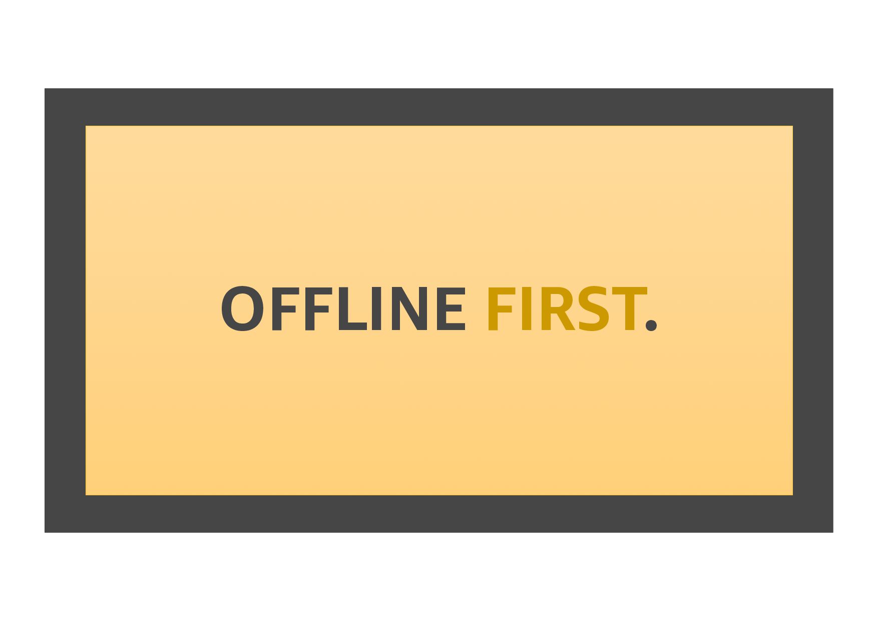 Offline storage & automatic data synchronization for your web and