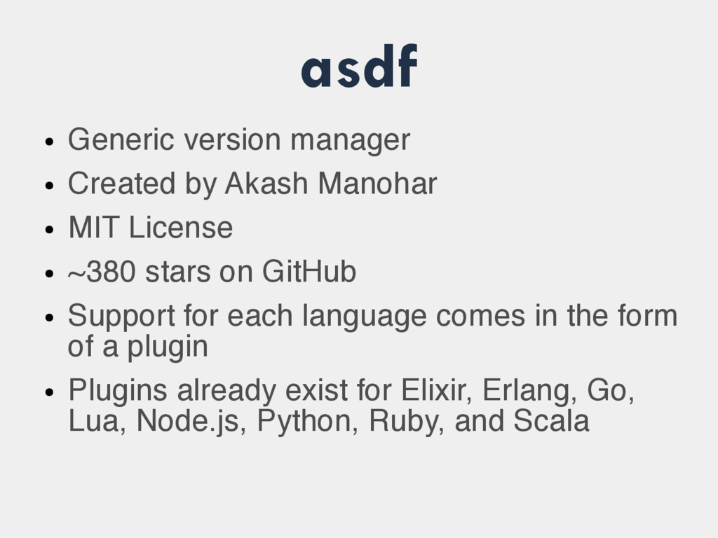Why I Don't Use an IDE Speaker Deck