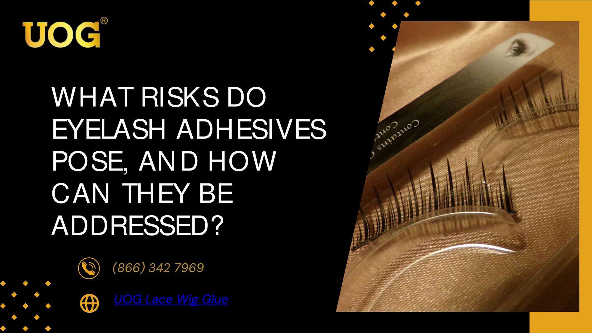 Dazzle Safely with UOG Eyelash Extension Adhesive Black Diamond