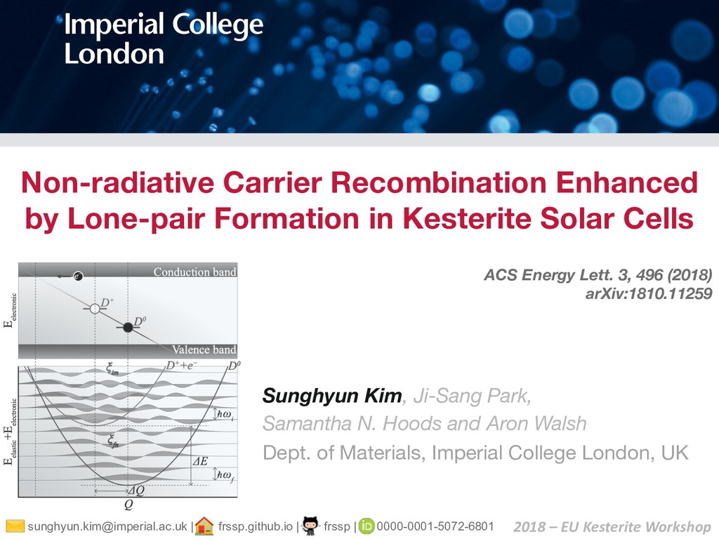 Nonradiative Carrier Enhanced by Lonepair Formation in