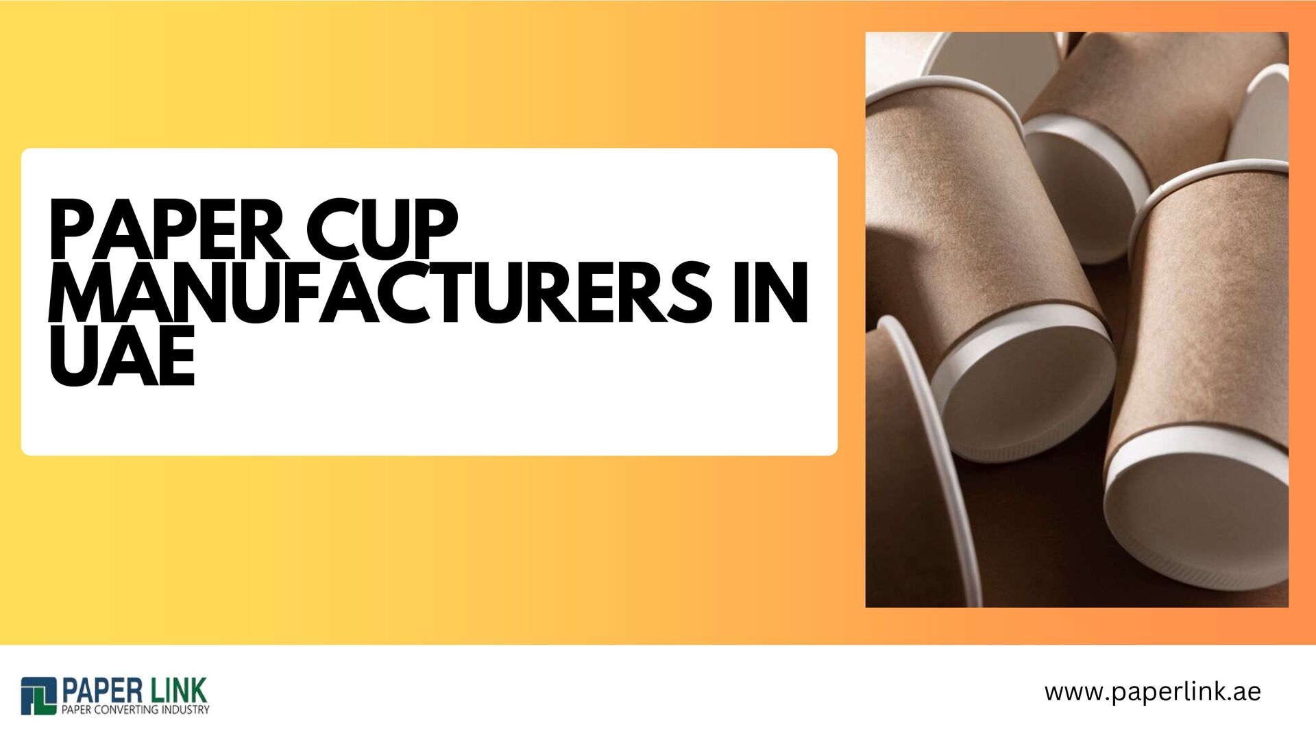 Paper Cup Manufacturers in UAE Speaker Deck