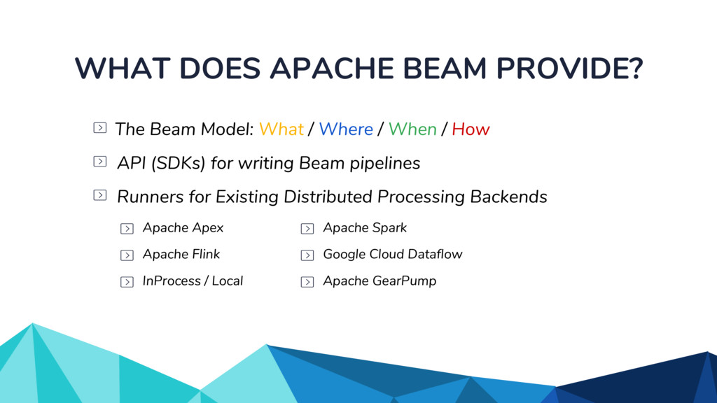 Unified Batch and Stream Processing with Apache Beam Speaker Deck