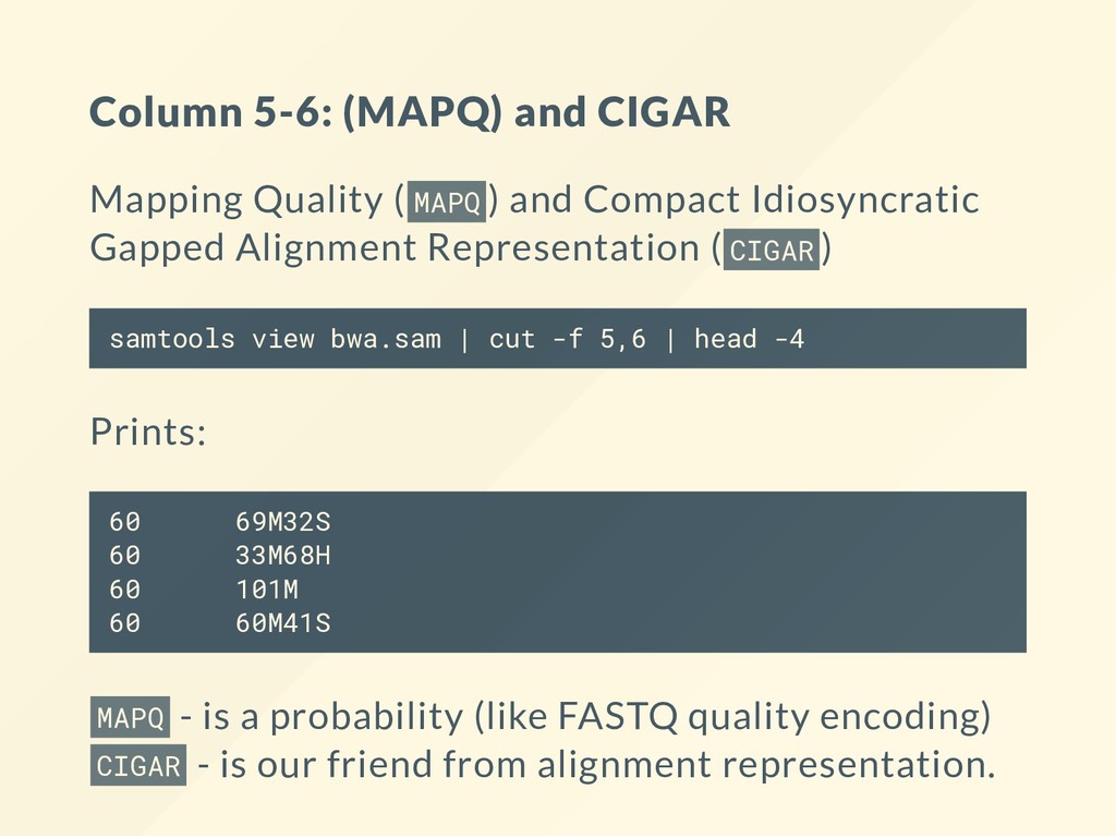 The SAM Format Speaker Deck