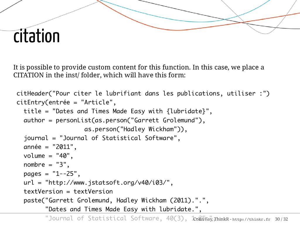 Building a package that lasts — eRum 2018 Speaker Deck