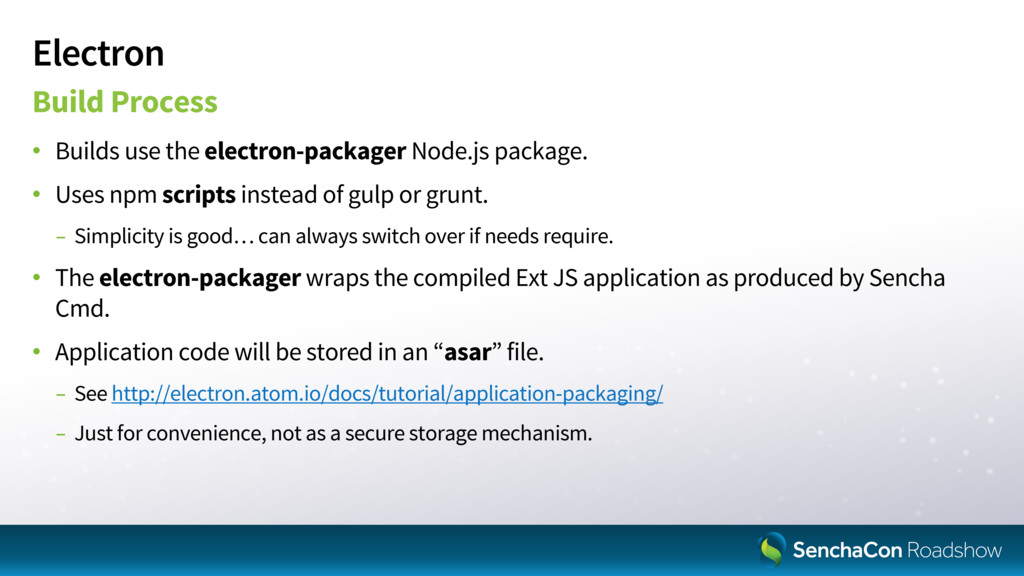 Advanced Techniques for Building Ext JS Apps with Electron Speaker Deck