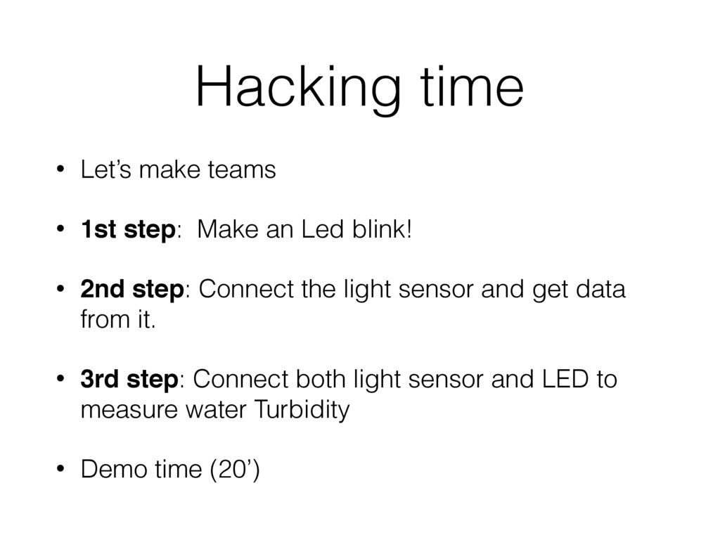 DiY Turbidity Meter Speaker Deck